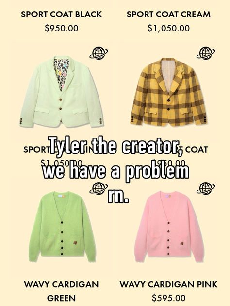 Tyler The Creator Clothing Brand, Tyler The Creator Louis Vuitton 2024, Tyler The Creator Golf Wang, Tyler The Creator Themed Birthday Party, Tyler The Creator Cmiygl Outfit, Chromatopia Tyler The Creator, Like Him Tyler The Creator, Tyler The Creator Whisper, Tyler The Creator Inspired Outfits