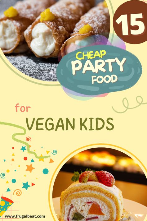 Try these delicious yet cheap party food ideas for vegan kids. #CheapVeganFood #VeganParty #CheapFood Vegan Kids Party Food, Cheap Party Food Ideas, Vegan Snacks For Kids, Cheap Party Food, Vegan Party Snacks, Vegan Cream Cheese Frosting, Bean Snacks, Summer Food Party, Vegetable Chips