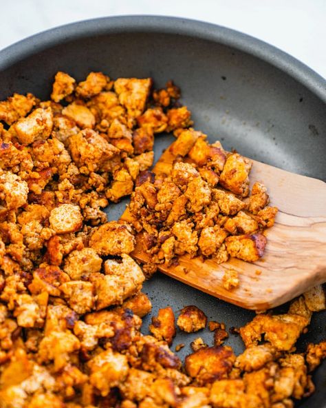 Is Tofu Healthy, Quick Tofu, Tofu Crumbles, Ways To Cook Tofu, Vegan Meat Substitutes, A Couple Cooks, Salads Pasta, Tofu Recipes Vegan, Vegan Meat