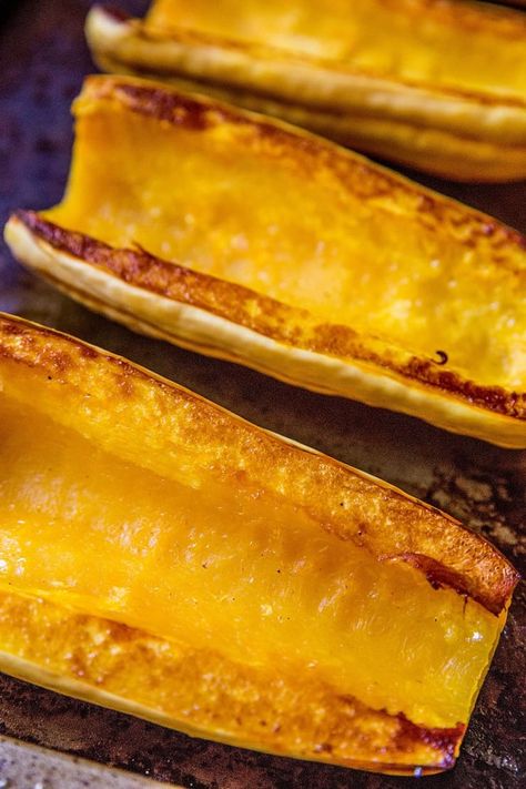 Squash Delicata, Roasting Squash, Sweet Potato Pancakes Vegan, Butternut Squash Pancakes, Sweet Potato Coconut Curry, Zucchini Dishes, Curry Soup Recipes, Delicata Squash Recipe, Butternut Recipes