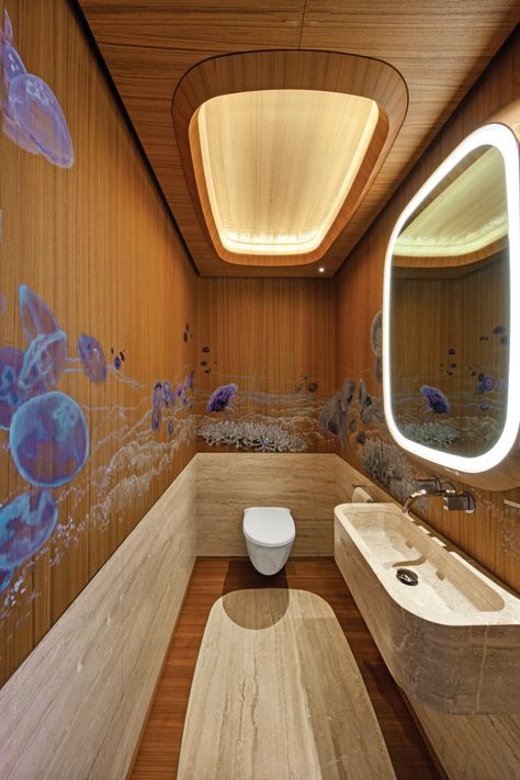 Jouin Manku, Lux Bathroom, Marble Tub, Yacht Interior Design, German Architecture, Super Yacht, Ship Design, Penthouse Suite, Carpet Cover