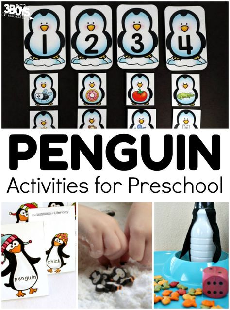 Over 20 Penguin Activities for Preschool https://3boysandadog.com/over-20-penguin-activities-for-preschool/?utm_campaign=coschedule&utm_source=pinterest&utm_medium=3%20Boys%20and%20a%20Dog&utm_content=Over%2020%20Penguin%20Activities%20for%20Preschool Penguin Activities For Preschool, Preschool Penguin Activities, Preschool Penguin, Winter Animals Preschool, Penguin Preschool, Preschool Freebies, All About Penguins, Penguin Activities, Kids Holidays