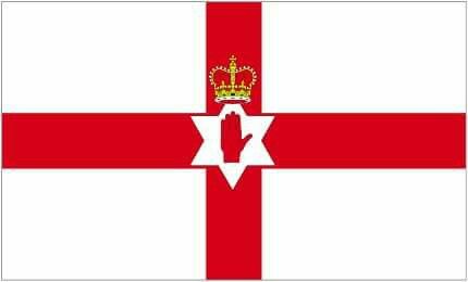 Red Hand of Ulster, The National Flag of Northern Ireland Flag Of Northern Ireland, Northern Ireland Flag, Northern Ireland Map, Ireland Quotes, St George Flag, Northern Ireland Troubles, Northern Ireland Travel, Ireland Aesthetic, Ireland Food