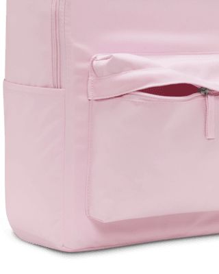 Take your gear to go with the Nike Heritage Backpack. Its spacious main compartment features a sleeve that holds up to a 15" laptop, so your computer is never out of reach. 2 zippered accessories pockets help keep your gear organized and easy to grab. This product is made with at least 65% recycled polyester fibers. Shown: Pink Foam/Pink Foam/White Style: DC4244-664 Nike Heritage Backpack, Gear Organizer, Heritage Backpack, White Style, Laptop, Backpacks, Computer, Free Delivery, Nike