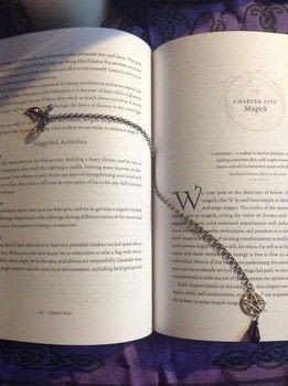 Chain Charm Pentacle Bookmark · A Bookmark · Other on Cut Out + Keep Chain Bookmark, Make A Bookmark, Jump Rings, 15 Minutes, Cut Out, Reading, Beads, Chain, Birthday