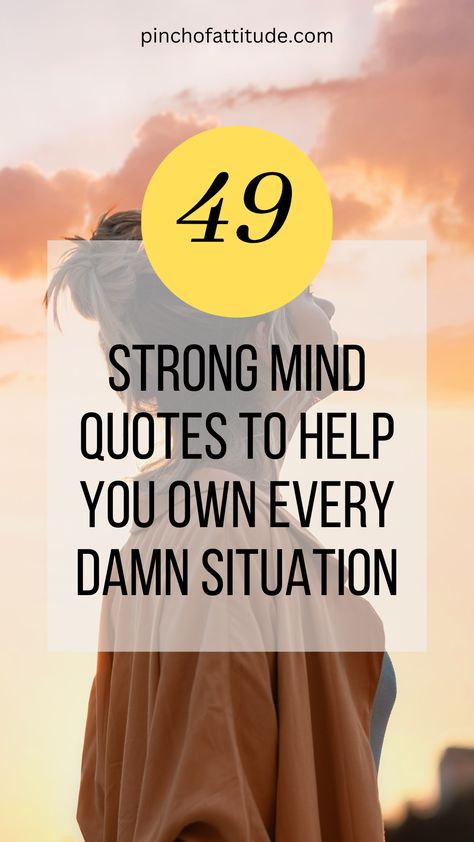 Strength is more than just physical! 🧠✨ These strong mind quotes remind us that resilience and determination are key to staying strong. Whether it's overcoming setbacks or achieving big dreams, these quotes about strong people will keep you motivated and grounded. 💥 #StrongMindsetQuotes #GreatMindsQuote #KeepYourMindStrong #QuotesAboutStrongPeople #StrongMindQuotes People Minding Their Own Business Quotes, Strong Mind Quotes Woman Life, Strong Mindset Quotes Life, Bravery Quotes Strength, Keep Strong Quotes Encouragement, Strenght Motivation Quote, Quote About Strong Women, Becoming Stronger Quotes, Keep Strong Quotes