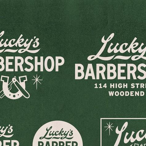 Barbershop Branding, Barber Branding, Barbershop Logo Design, Hand Drawn Branding, Barbershop Logo, Draw Logo, Barber Razor, Logo Placement, Typography Hand Drawn