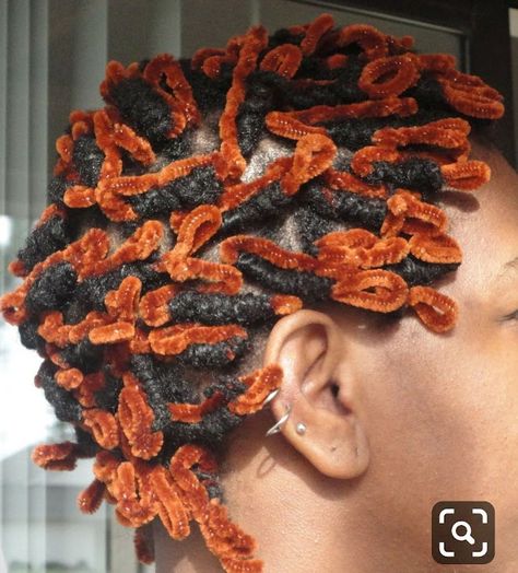 Pipe Cleaner Hairstyles, How To Start Dreadlocks, 2nd Year Anniversary, Anniversary Post, Lock Styles, Sister Locks, Short Locs, Chocolate Bites, Short Locs Hairstyles