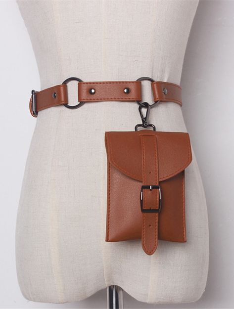 Leather belt bag