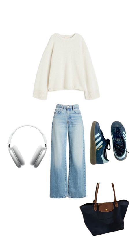 The perfect uni outfit for lectures and a day in the library Uni Outfit, Outfit Layout, Uni Outfits, Outfit Look, Pinterest Outfits, 가을 패션, Autumn Outfit, Outfit Inspo Fall, Basic Outfits