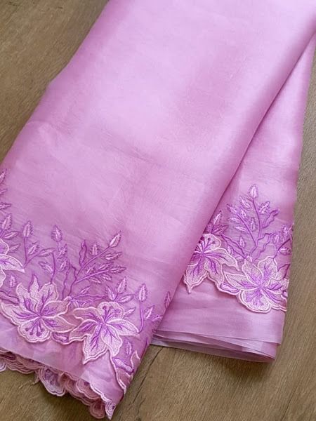 Pure organza silk embroidery sarees Designer Organza Sarees, Pure Organza Silk Sarees, Mirror Work Blouse Design, Buy Designer Sarees Online, New Saree Designs, Mirror Work Blouse, Lehenga Choli Wedding, Organza Silk Saree, Sari Blouse Designs