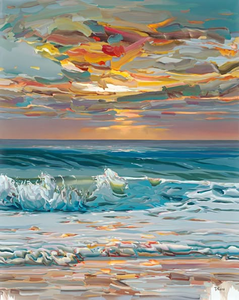 Abstract Ocean Art Paintings, Josef Kote Painting, Artwork Exhibition, Josef Kote, Abstract Ocean Art, Ocean Landscape Painting, Ocean Art Painting, Abstract Ocean Painting, Sea Artwork