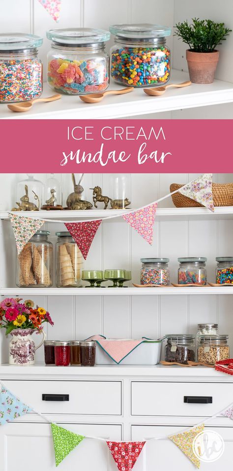 Discover the magic of creating an Ice Cream Sundae Bar at home. Dive into a world of toppings, flavors, and themes with our comprehensive guide. #icecream #party #sundae #dessertbar #dessert Bar At Home, Ice Cream Sundae Bar, Sundae Bar, Hot Fudge Sauce, Ice Cream Bar, Ice Cream Base, Fudge Sauce, Chocolate Sprinkles, Chocolate Topping