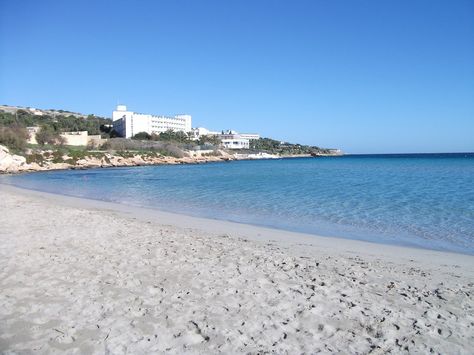 Mellieha Bay, Malta - I wish I was there again now. Malta Vacation, Malta Island, Wish I Was There, I Wish I Was, Uk Destinations, Dream Holiday, Archipelago, Malta, My Favourite