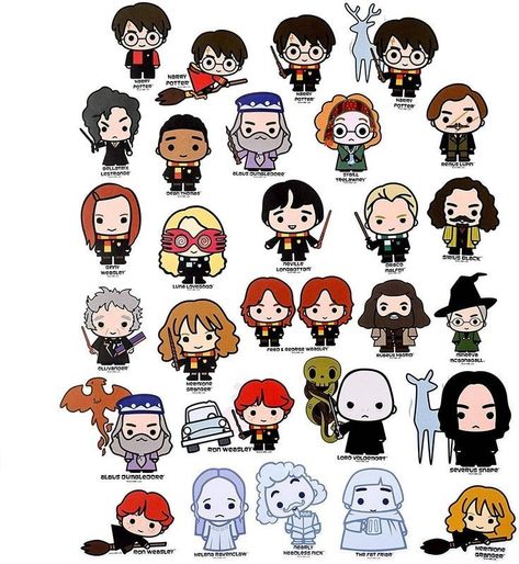 Stickers Harry Potter, Harry Ron And Hermione, Classe Harry Potter, Hogwarts Party, Imprimibles Harry Potter, Dean Thomas, Harry Potter Cartoon, Harry Potter Stickers, Harry Potter Classroom