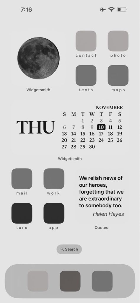 Moody Iphone Aesthetic, Grey Ios 16 Home Screen, Phone Asthetic Picture Icon, Home Screen Layout Iphone Minimalist, Minimalist Theme Phone, Ios Home Screen Ideas Simple, Phone Layout Minimalist, Minimal Iphone Setup, Minimalistic Iphone Layout