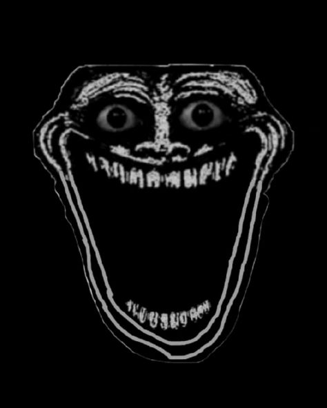 creepy troll face Creepy Face, Images Pop Art, Funny Vines Youtube, Fb Profile Photo, Scary Photos, Just Friends Quotes, Creepy Smile, Shadow Images, Creepy Faces