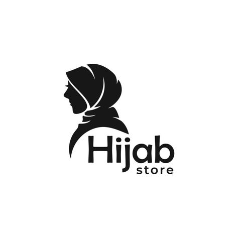 Hijab Business Name Ideas, Hijab Business, Hijab Logo, Store Logo Design, Hijab Store, Business Name Ideas, Sewing Logo, Tea Logo, Graphic Design Business Card