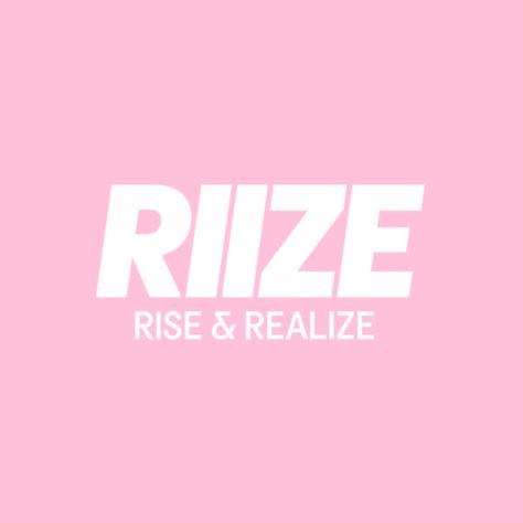 Riize Logo, Riize Aesthetics, Phone Things, X Logo, Sugar Cake, Band Logo, Band Logos, Photo Logo, Pink Logo