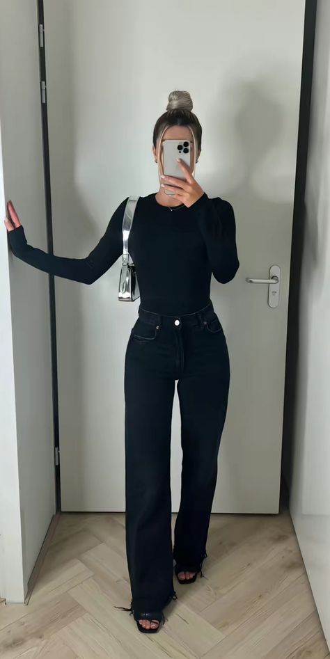 Dinner Date Night Outfit, Fits Inspiration, Dinner Date Outfits, Stylist Outfit, Date Outfit, Jeans With Heels, Dinner Date, Date Outfits, Cute Simple Outfits