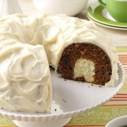 Carrot Bundt Cake, Gateaux Cake, Carrot Cake Recipe, Cake With Cream Cheese, Cream Cheese Filling, Taste Of Home, Sweets Treats, Bundt Cake, Healthy Dessert