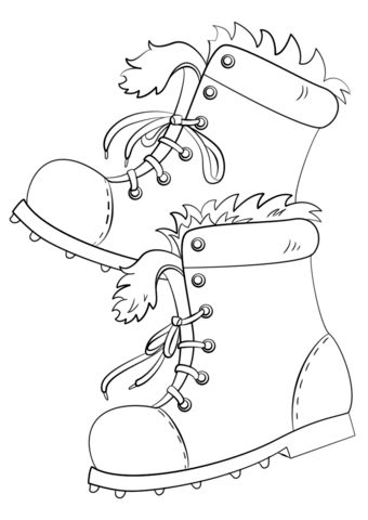 Winter Boots coloring page Avengers Coloring Pages, Sports Coloring Pages, Coloring Pages Winter, Elephant Coloring Page, Disney Princess Colors, Minecraft Coloring Pages, Puppy Coloring Pages, Disney Princess Coloring Pages, Coloring Pages Inspirational