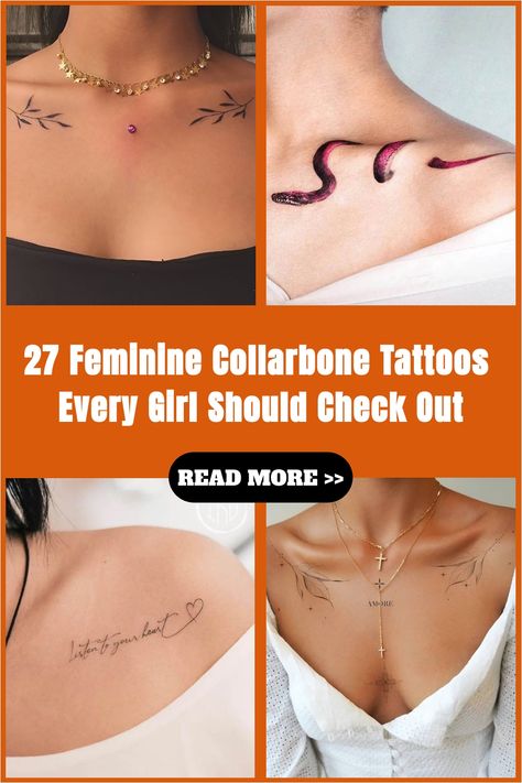 The collarbone, also known as the clavicle, is a tiny portion between the shoulder and the chest. A collarbone tattoo might not… Minimalist Collarbone Tattoos For Women, Collar Home Tattoo, Collar Bone To Arm Tattoo, Feminine Collarbone Tattoos, Plus Size Collar Bone Tattoo, Collar Bone Writing Tattoo, Collar Bone Font Tattoo, Delicate Collar Bone Tattoos For Women, Clavicle Tattoos For Women Ideas