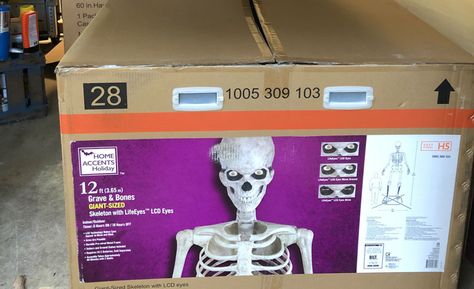 Home Depot Skeleton Ideas, 10 Ft Skeleton Ideas, 12’ Skeleton Ideas, Large Skeleton Ideas, Large Skeleton Halloween Decor, Giant Skeleton Halloween Decor, Giant Skeleton Ideas, 12 Ft Skeleton Ideas Halloween, 12 Foot Skeleton Ideas