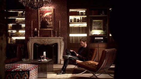 The Originals | s1 | Niklaus Mikaelson Mikaelson House, Niklaus Mikaelson, Sweet Home, House Interior, Fireplace, Dream House, The Originals, Quick Saves, Home Decor