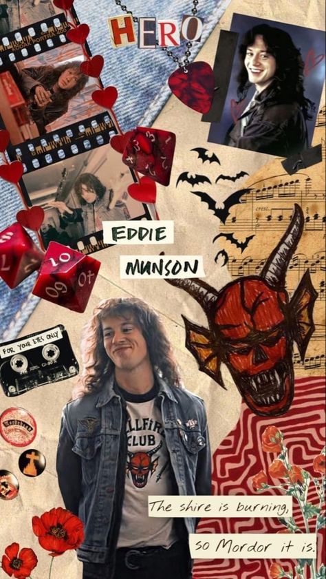 Vintage Moodboard, Eddie Munson, Rock Guitar, Aesthetic Vintage, A Fan, My Love, Stranger Things, Metallica, Fan