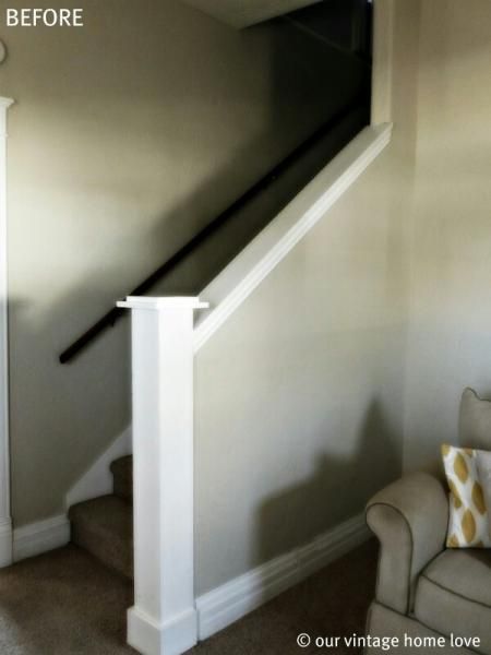 How to on making closed basement staircase into an open half wall?? - DoItYourself.com Community Forums Half Wall Staircase, Open Basement Stairs, Half Wall Ideas, Basement Staircase, Open Basement, Open Stairs, Wall Railing, Stair Wall, Half Walls