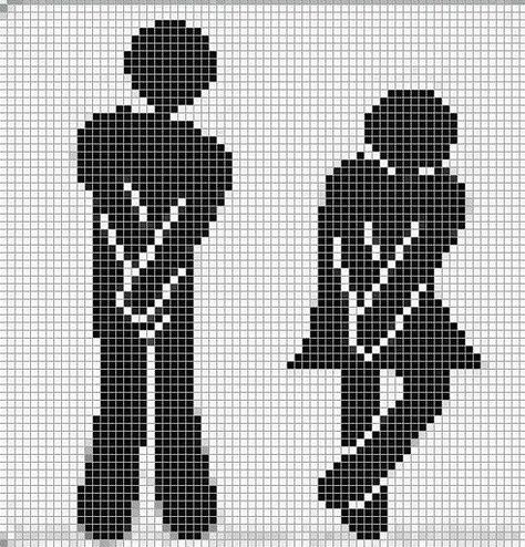 Hamma Beads, Cross Stitch Boards, Perler Art, Hama Beads Design, Cross Stitch Kitchen, Toilet Sign, Hama Beads Patterns, Diy Perler Beads, Pixel Pattern