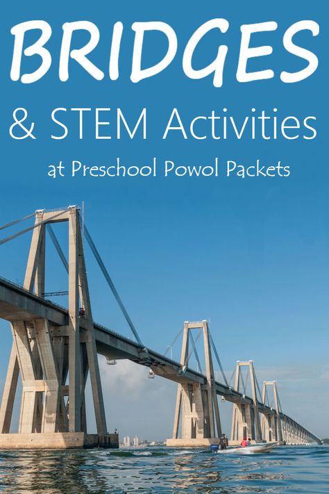 Wonderful resource for bridge challenges & STEM activities! Great ideas for bridge activities for all ages - from preschool and toddler to elementary, middle, and highschoolers! Bridge Craft, Stem Bridges, Lego Stem Activities, Bridge Challenge, Lego Stem, Bridge Project, Bridge Engineering, Destination Imagination, Stem Activities Preschool