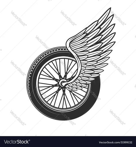 Wheel Tattoo Design, Art Apocalypse, Wheel Tattoo, Harley Davidson Tattoos, Speedway Racing, Motorcycle Tattoos, Racing Club, Album Art Design, Bike Racing