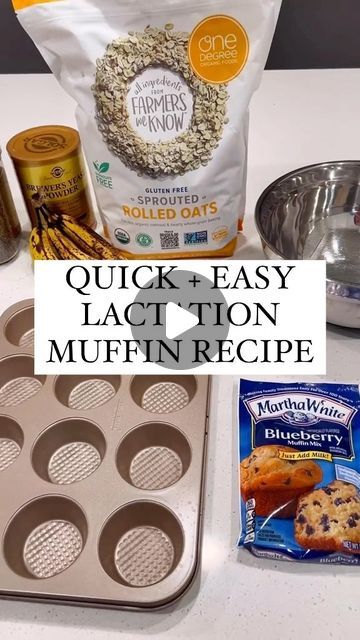 Lactation Breakfast Recipes, Breastfeeding Breakfast Ideas, Breastfeeding Breakfast, Lactation Balls, Quick Grab And Go Breakfast, Boost Milk Supply Breastfeeding, Lactation Muffins, Lactation Snacks, Healthy Breastfeeding Snacks