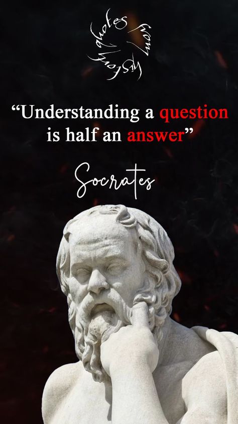 Socrates was born around 470 BC in Greece, and some details of his life have come down to us from the writings of his students, including Plato and Xenophon.


► Subscribe to our channel! → https://www.youtube.com/channel/UCf9Zr-9_ek3li180hsyWgTA?sub_confirmation=1
thanks for watching! House Of Wisdom, Socrates Quotes, Biker Photoshoot, Galaxy Phone Wallpaper, Socrates, Quotes For Students, Men Quotes, Famous Men, Thanks For Watching