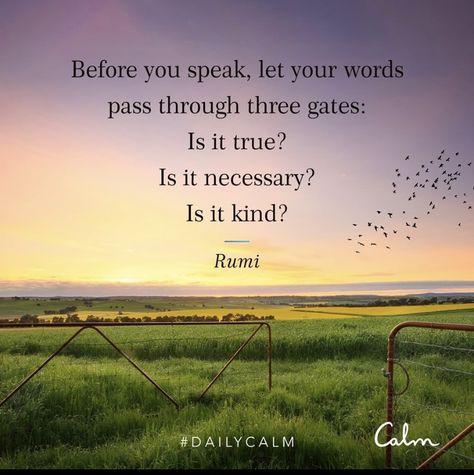 Let your words pass through 3 Gates! Remain Calm Quotes Wisdom, Calm And Composed Quotes, Remain Calm Quotes, How To Be Calm And Composed, Communication Quotes Workplace, Quotes Communication, Calm And Composed, Mindful Communication, Communication Quotes