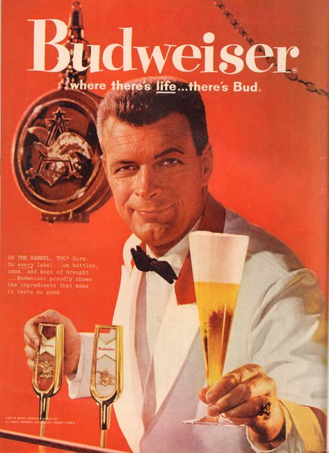 https://flic.kr/p/2hGsmtj | 1960 Budweiser Beer Advertisement Life Magazine April 25 1960 | 1960 Budweiser Beer Advertisement Life Magazine April 25 1960 Wine Ads, Barber Shop Vintage, Beer Advertisement, Beer Photography, Beer Advertising, Beer Store, Modern Postcard, Beer Ad, American Beer