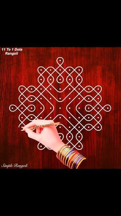 Muggulu Dots, Traditional Rangoli, Rangoli Designs Videos, Chukkala Muggulu, Easy Rangoli Designs Videos, Easy Rangoli Designs Diwali, Dry Rice, Sikku Kolam, Rangoli Art