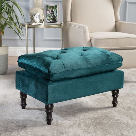 Luxurious Condo, Tufted Storage Ottoman, Velvet Ottoman, Upholstered Storage Bench, Tufted Ottoman, Cube Ottoman, Condo Living, Leather Pouf, Ottoman Footstool