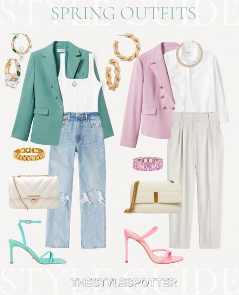 Spring Outfit Ideas 💐 Pastels for work, shop these chic and fun styles Tags: outfits ideas, outfit inspiration, chic outfit, vacation outfit, beach outfit, date night, date outfit, girls night outfit, summer outfit ideas, spring outfits, jean outfits, jacket outfits, winter outfits, aesthetic outfits, classic outfits, capsule wardrobe, closet staples, closet basics, instagram poses, instagram outfits Pastels Outfits Classy, Spring Outfits Colourful, Fun Chic Outfits, Pastel Chic Outfit, Cool Pastel Outfits, Shopping Outfit Ideas Summer, Spring Outfits Pastel Colors, Pastel Style Outfit, Light Colored Outfits Aesthetic