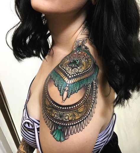 Lotus Tattoo Shoulder, Armour Tattoo, Shoulder Armor Tattoo, Shoulder Cap Tattoo, Butterfly Tattoo On Shoulder, Floral Tattoo Shoulder, Jewel Tattoo, Tattoos Infinity, Armor Tattoo