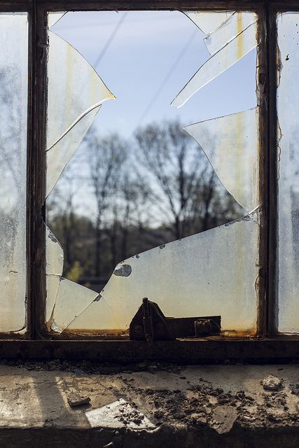 Outside Looking In, Looking Through Window Art, Cracked Window, Window To The World, Broken Windows, Window Photography, City Life Photography, Broken Window, Shattered Glass