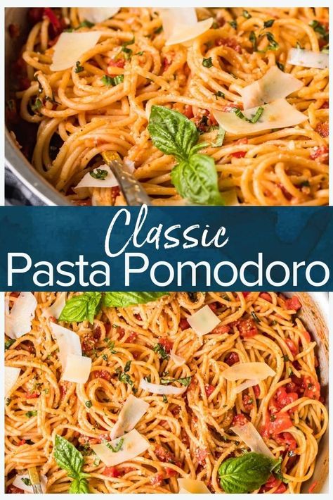 Red Pepper Alfredo, Roasted Red Pepper Alfredo, Pasta Pomodoro Recipe, Pasta Indian Style Recipe, Pomodoro Recipe, Baked Chicken Alfredo Pasta, Cheesecake Salad, Summer Pasta Recipes, Pasta Pomodoro