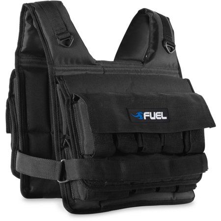 Fuel Pureformance 50 lb Adjustable Weighted Vest, Short, Black Black Fitness Model, Weight Vest, Morning Jog, Weighted Vest, Black Fitness, Aerobics Workout, Body Weight Training, Fitness Models Female, Aerobic Exercise