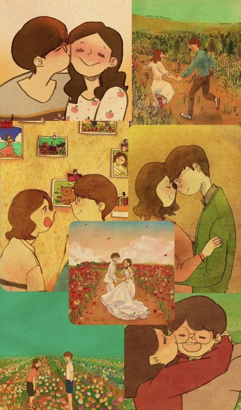 Puung Couple Wallpaper, Puuung Love Is Wallpaper, Puuung Love Is, Happy Birthday Cards Diy, Galaxies Wallpaper, Couples Comics, Book Illustration Art, Medical Staff, Couple Illustration