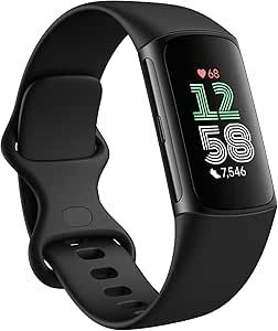 Fitbit Charge 6 Fitness Tracker in Obsidian/Black with GPS, heart rate tracking, Google apps, and S & L bands included. Google Wallet, Tracker Fitness, Cardio Fitness, Health Tools, Fitbit Charge, Fitness Tools, Exercise Equipment, Fitness Watch, Google Apps