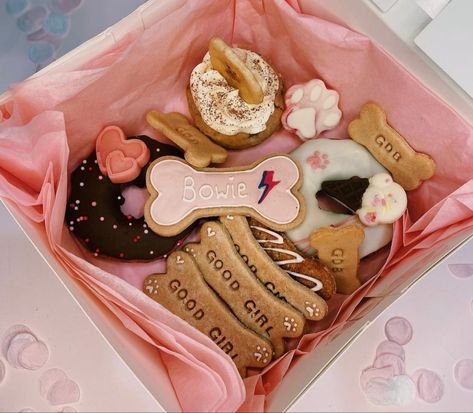 Dog Treat Boxes Ideas, Pet Bakery, Dog Cake Recipes, Pet Treats Recipes, Healthy Dog Treats Homemade, Spoiled Dogs, Dog Cafe, Dog Treats Homemade Recipes, Dog Birthday Cake