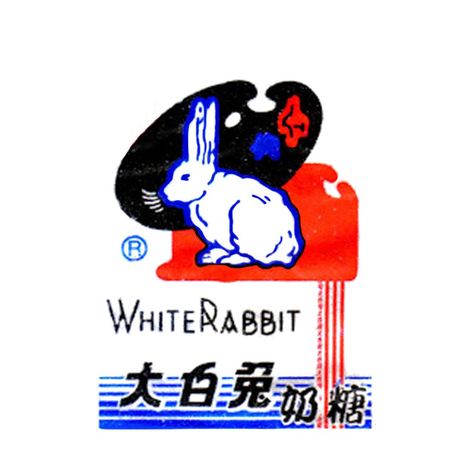 Candy Posters, White Rabbit Candy, Old Sweets, White Rabbit Tattoo, Candy Tattoo, Rabbit Candy, Candy Kids, Candy Logo, Candy Poster