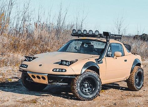 Off Road Miata, Off Road Cars, Offroad Cars, Monster Car, Miata Mx5, Overland Vehicles, Lifted Cars, Road Vehicle, Expedition Vehicle